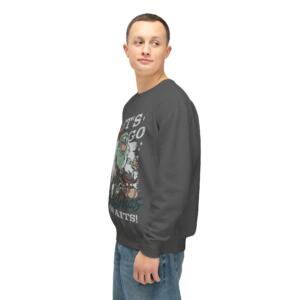 Unisex Lightweight Crewneck Sweatshirt - Let's Go Christmas Awaits! - Image 4