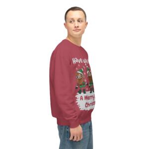 Have Your Elf Unisex Lightweight Crewneck Sweatshirt - A Merry Little Christmas - Image 12