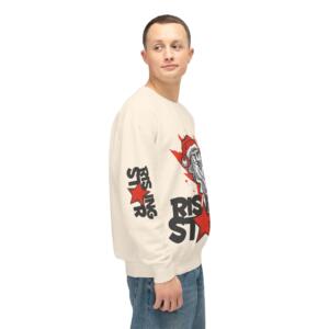 Rising Star on Christmas - Unisex Lightweight Crewneck Sweatshirt - Image 7
