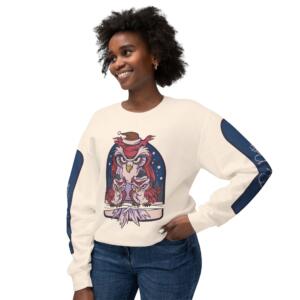 Charming Owl Family Crewneck Sweatshirt - Unisex Winter Style