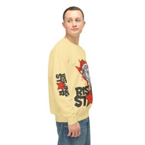 Rising Star on Christmas - Unisex Lightweight Crewneck Sweatshirt - Image 3