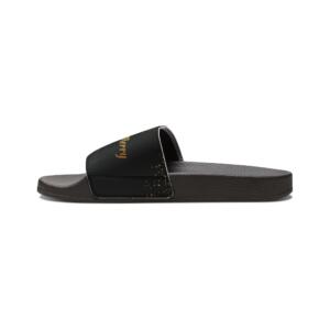 Reindeer Christmas Golden | Men's Removable-Strap Sandals - Image 3