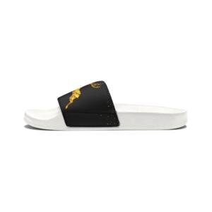 Reindeer Christmas Golden | Men's Removable-Strap Sandals - Image 9