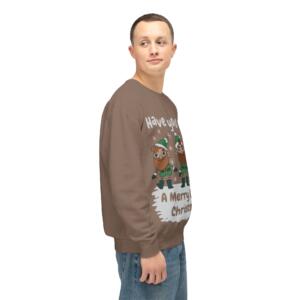 Have Your Elf Unisex Lightweight Crewneck Sweatshirt - A Merry Little Christmas - Image 3