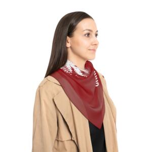 Festive Christmas Polycotton Scarf | Merry Christmas & Happy New Year Design