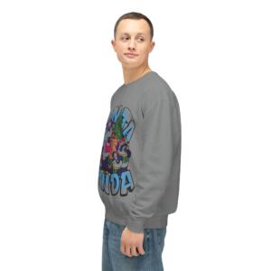 Cute Santa Panda Unisex Lightweight Crewneck Sweatshirt - Image 8