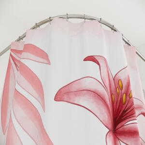 Floral Elegance Shower Curtain - Tropical Blossom Design for Stylish Bathrooms - Image 5