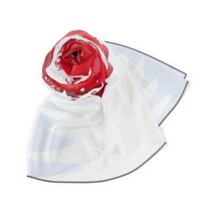 Festive Santa Sleigh Poly Scarf - Holiday Winter Accessory - Image 11