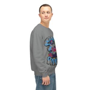 Cute Santa Panda Unisex Lightweight Crewneck Sweatshirt - Image 7