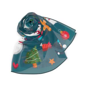 Merry Christmas Poly Scarf - Festive Holiday Accessory - Image 11