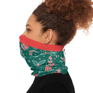 Festive Christmas Neck Gaiter with Drawstring – Holiday Accessories - Image 5