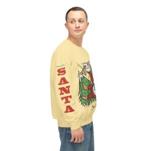 Funny Santa Crewneck Sweatshirt - Holiday Cheer - Image 7