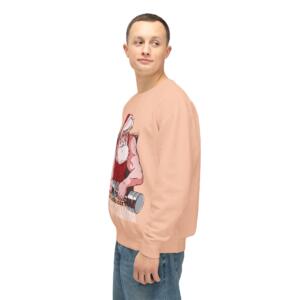 Santa Gym Sweatshirt - Building Gift Giving Stamina - Image 8