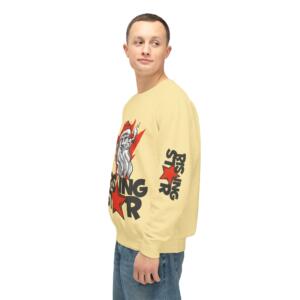 Rising Star on Christmas - Unisex Lightweight Crewneck Sweatshirt - Image 4