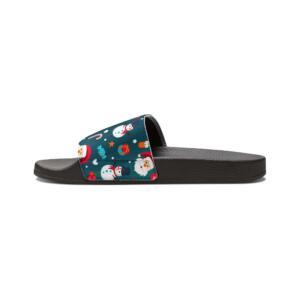 Merry Christmas Pattern | Men's Removable-Strap Sandals - Image 3