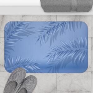 Tropical Palm Leaves Bath Mat for a Relaxing Spa Experience - Image 1