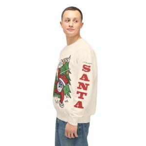 Funny Santa Crewneck Sweatshirt - Holiday Cheer - Image 4
