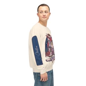Charming Owl Family Crewneck Sweatshirt - Unisex Winter Style - Image 3