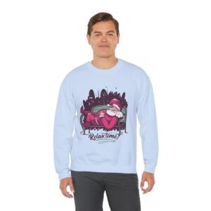 Santa Relax Time Unisex Crewneck Sweatshirt - Image 10