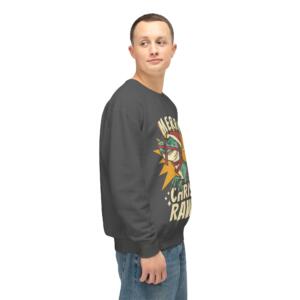 Merry Christ Rawr Unisex Lightweight Crewneck Sweatshirt - Image 3