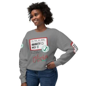 Naughty Nice Crewneck Sweatshirt - Keep Up the Good Work! - Image 9