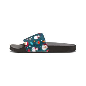 Merry Christmas Pattern | Men's Removable-Strap Sandals - Image 4