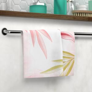 Floral Face Towel - Elegant Spa Essential for Relaxation and Self-Care - Image 1