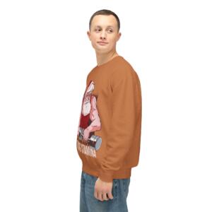 Santa Gym Sweatshirt - Building Gift Giving Stamina - Image 4