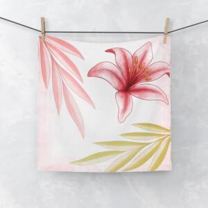 Floral Face Towel - Elegant Spa Essential for Relaxation and Self-Care - Image 2