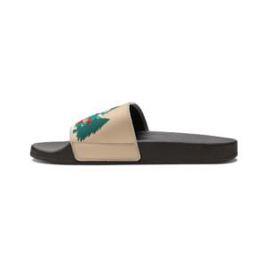 Cozy Women's Removable-Strap Sandals with Holiday Trees - Image 3