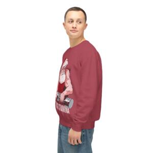 Santa Gym Sweatshirt - Building Gift Giving Stamina - Image 12