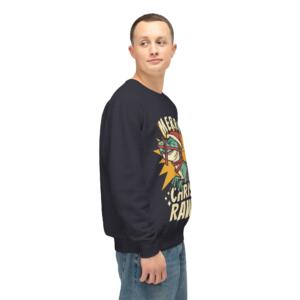 Merry Christ Rawr Unisex Lightweight Crewneck Sweatshirt - Image 7