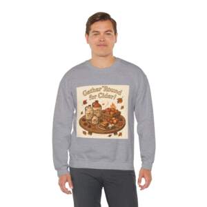 Gather 'Round for Cider - Unisex Heavy Blend™ Crewneck Sweatshirt - Image 8