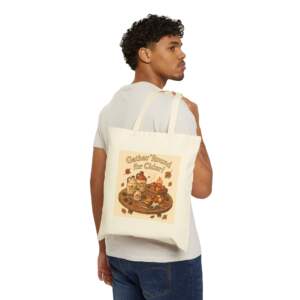 Gather Round for Cider - Cotton Canvas Tote Bag - Image 3