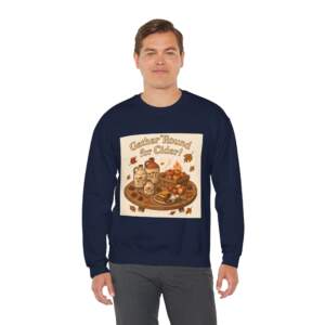 Gather 'Round for Cider - Unisex Heavy Blend™ Crewneck Sweatshirt - Image 10