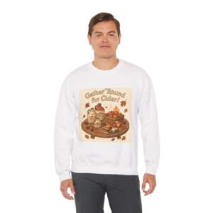 Gather 'Round for Cider - Unisex Heavy Blend™ Crewneck Sweatshirt - Image 2