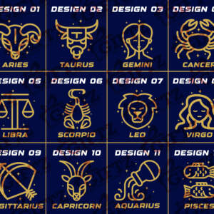 Vest with Zodiac Icons Embroidery - Image 5