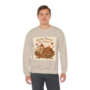 Gather 'Round for Cider - Unisex Heavy Blend™ Crewneck Sweatshirt - Image 6
