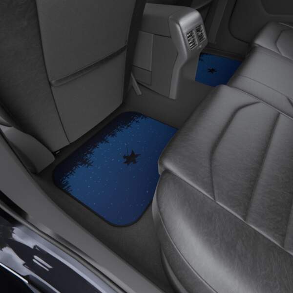 Starry Night Car Mats Set - Protect Your Vehicle with Scenic Elegance - GIFTZ For Your Loved Ones