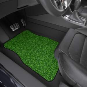 Grass-Themed Car Mats Set of 4 for a Nature-Inspired Ride - GIFTZ For Your Loved Ones