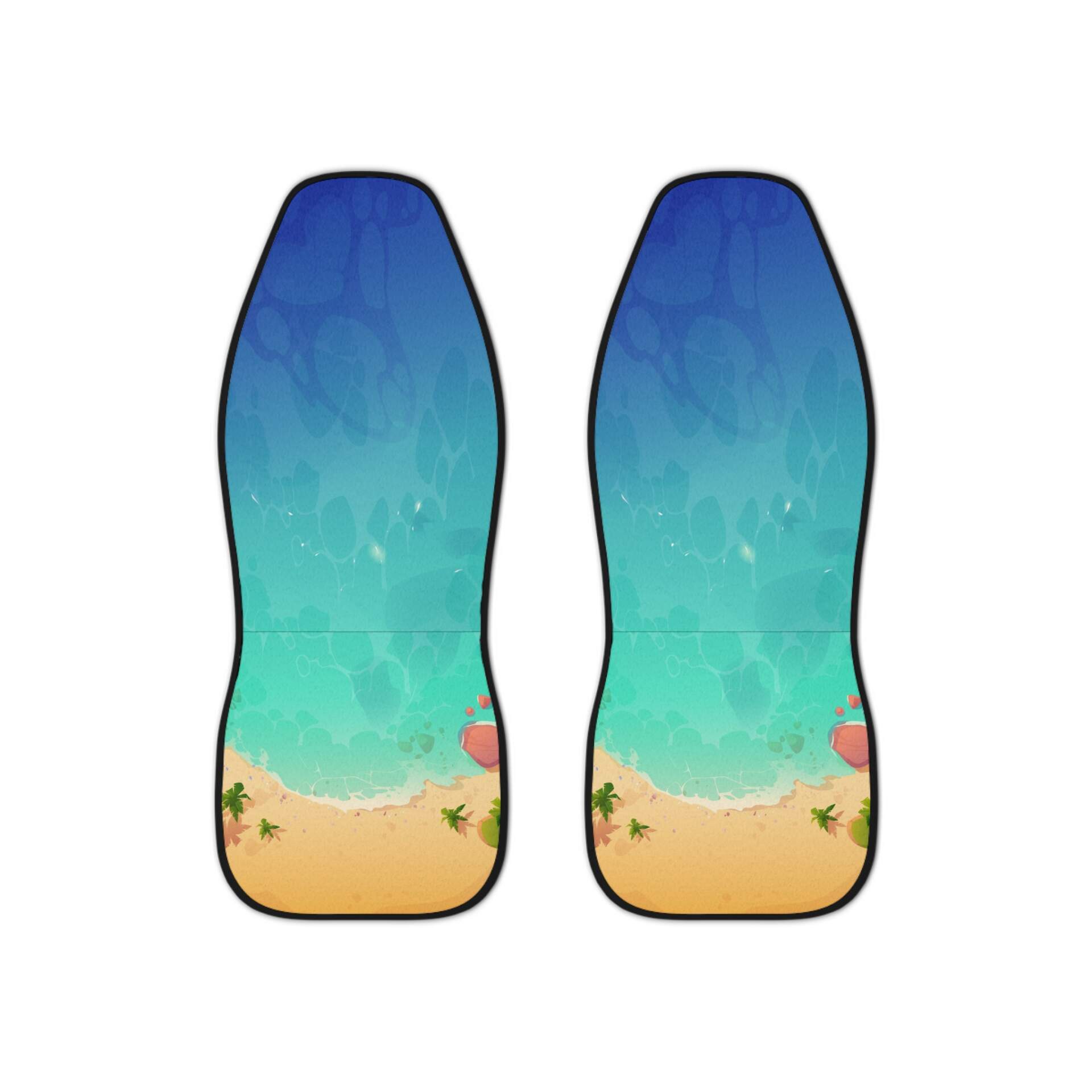 Tropical Beach Car Seat Covers - Summer Vibes for Your Vehicle - GIFTZ For your loved ones