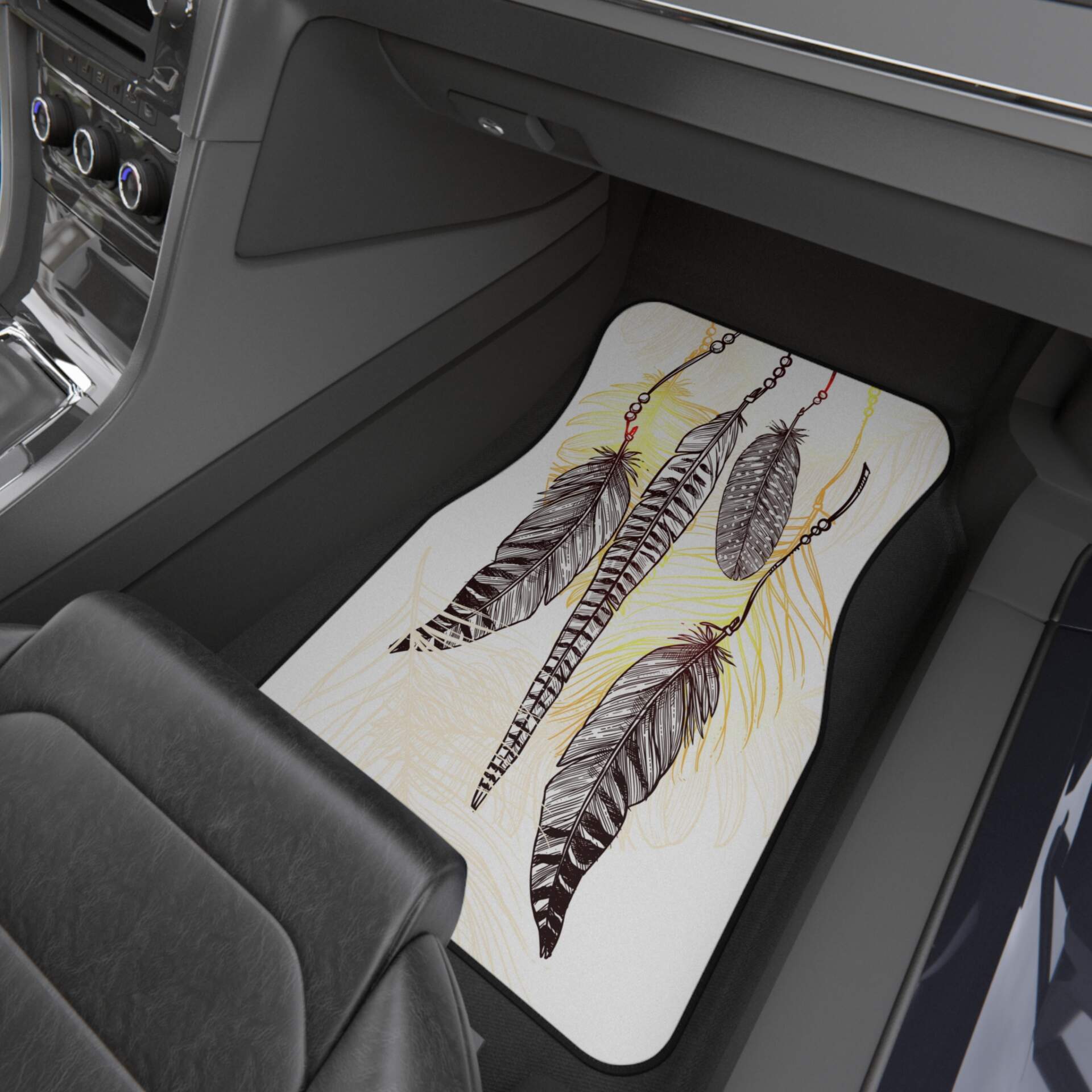Boho Feather - Set of 4 - Bohemian style to your car interior - GIFTZ For Your Loved Ones