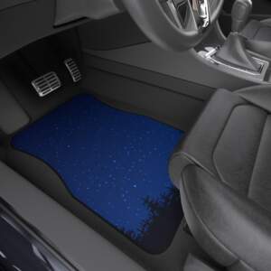 Starry Night Car Mats Set - Protect Your Vehicle with Scenic Elegance - GIFTZ For Your Loved Ones
