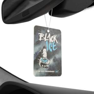 Black Ice Car Air Freshener - Refresh Your Ride with Cool Scent - GIFTZ For Your loved Ones