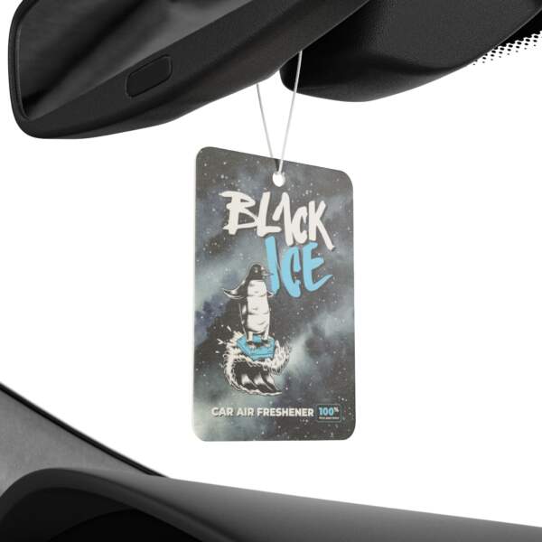 Black Ice Car Air Freshener - Refresh Your Ride with Cool Scent - GIFTZ For Your loved Ones
