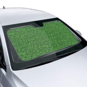 Cool Grass Car Sun Shades - UV Protection and Heat Relief for Summer Travel - GIFTZ For Your Loved Ones