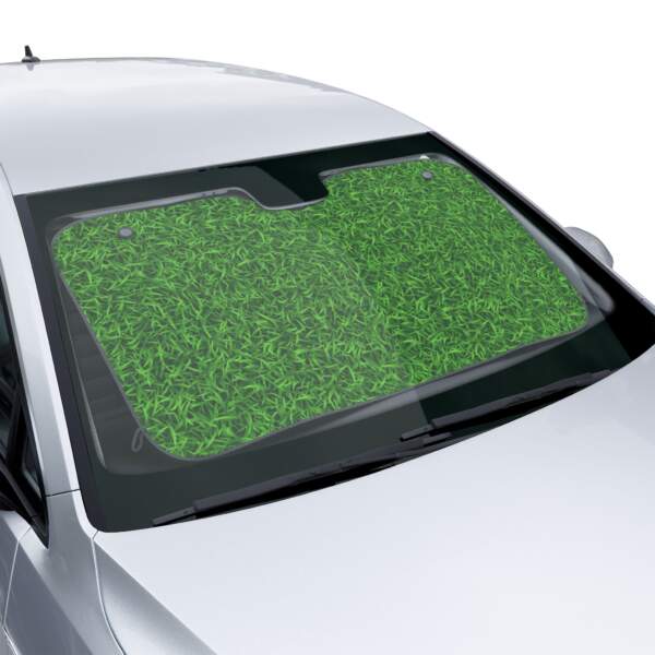 Cool Grass Car Sun Shades - UV Protection and Heat Relief for Summer Travel - GIFTZ For Your Loved Ones