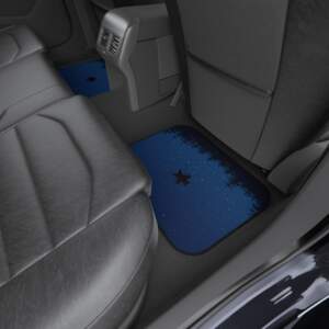 Starry Night Car Mats Set - Protect Your Vehicle with Scenic Elegance - GIFTZ For Your Loved Ones