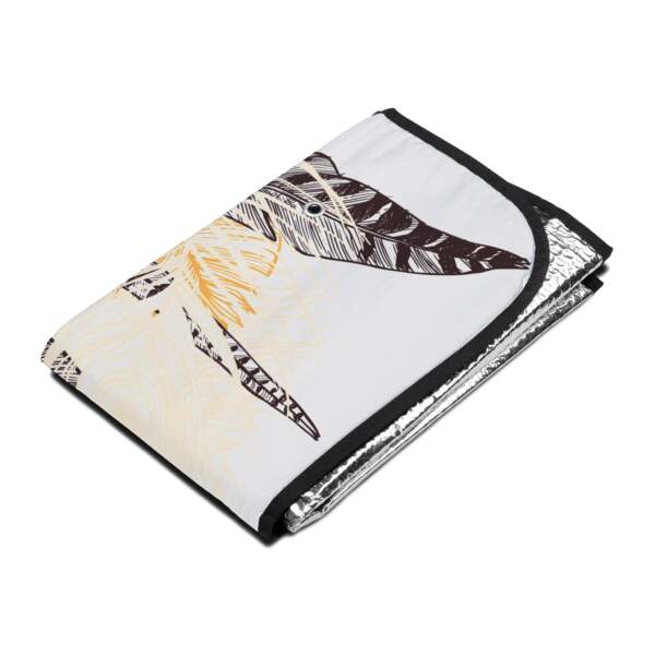 Boho Feather Car Sun Shades - Stylish UV Protection for Your Vehicle - GIFTZ For Your Loved Ones