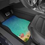 Car Mats - Tropical Beach (Set of 4) - Summer Vibes for Your Vehicle - GIFTZ For Your Loved Ones